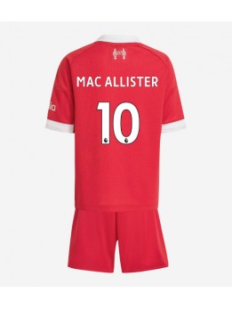 Liverpool Alexis Mac Allister #10 Replika Hemmakläder Barn 2025-26 Kortärmad (+ byxor)